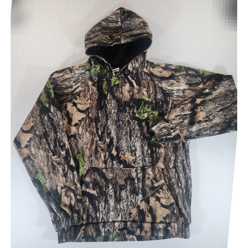 WFS Element Gear Hoodie Mens Medium Real Tree Camo‎ Fleece Lined Hunting Outdoor